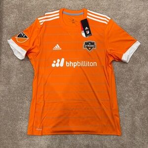 MLS Houston Dynamo 2016 Adidas Soccer Jersey Men Sz Large NEW